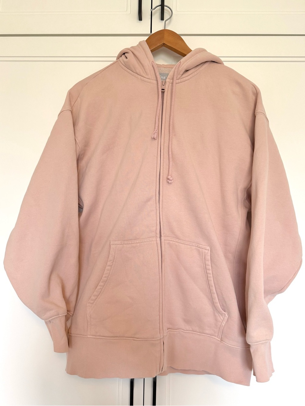 TNA CozyAF Dusty Pink Full-Zip Hoodie